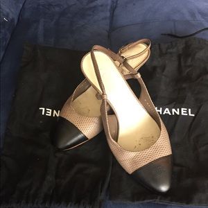 Chanel Slingback Heels - Size 7